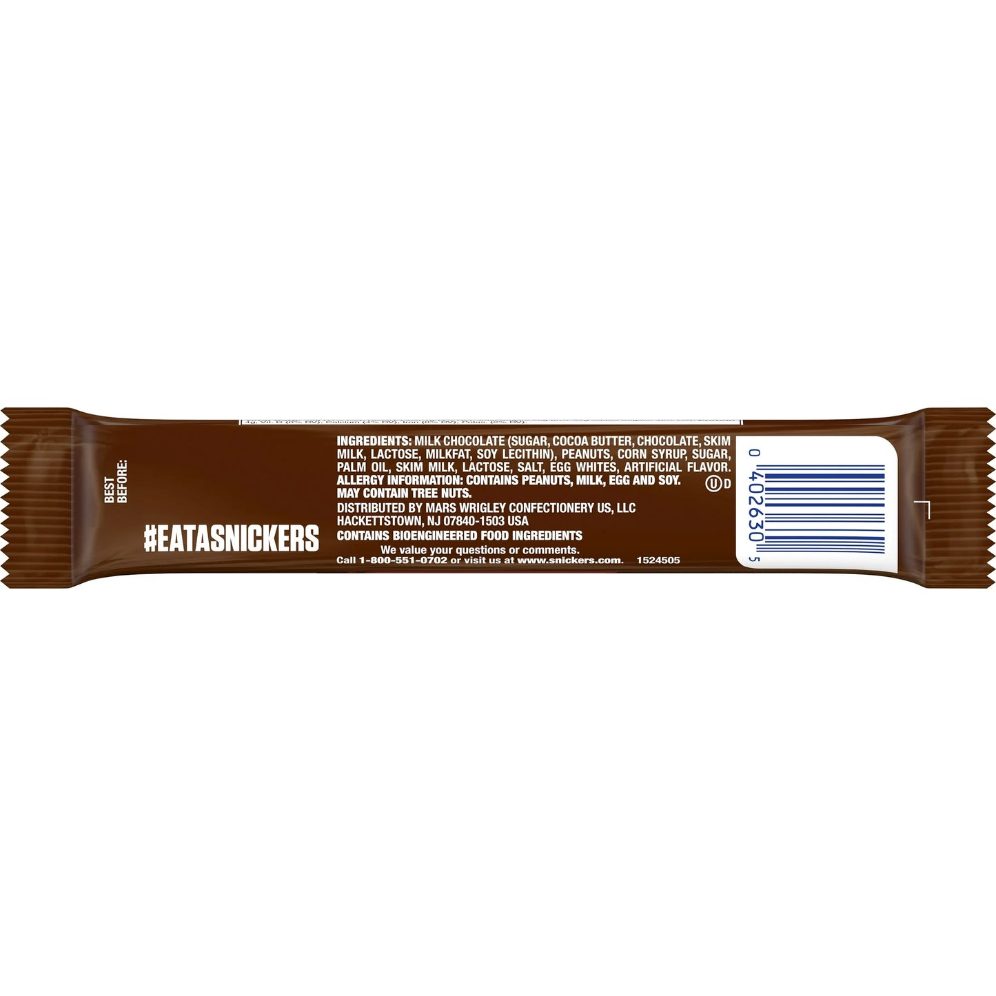 Snickers Milk Chocolate Candy Bars - King Size - 3.29 oz.