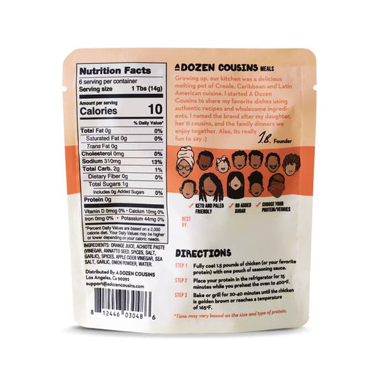 A Dozen Cousins Mexican Pollo Asado Seasoning Sauce - 3 oz.