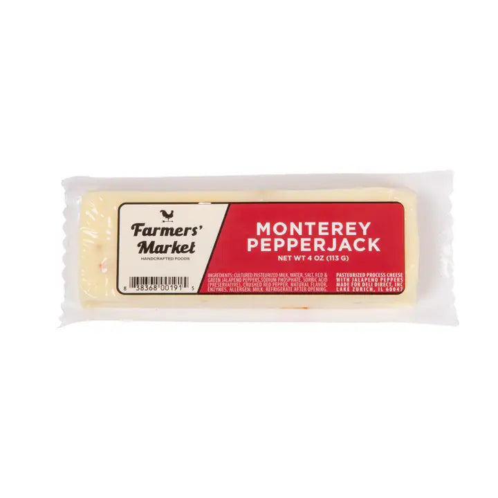 Farmers' Market Monterey Pepperjack Cheese - 4.0 oz.