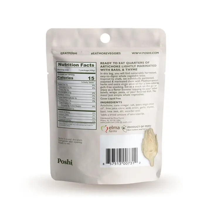 Poshi Basil & Thyme Artichokes - 1.58 oz.