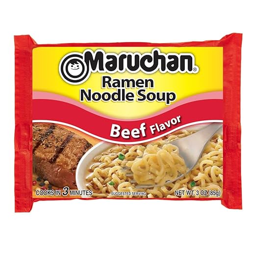 Maruchan Ramen Noodle Soup Beef Flavor - 3 oz.