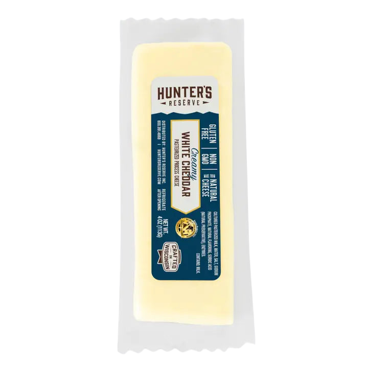 Hunter's Reserve Creamy White Cheddar Cheese Bar - 4 oz.