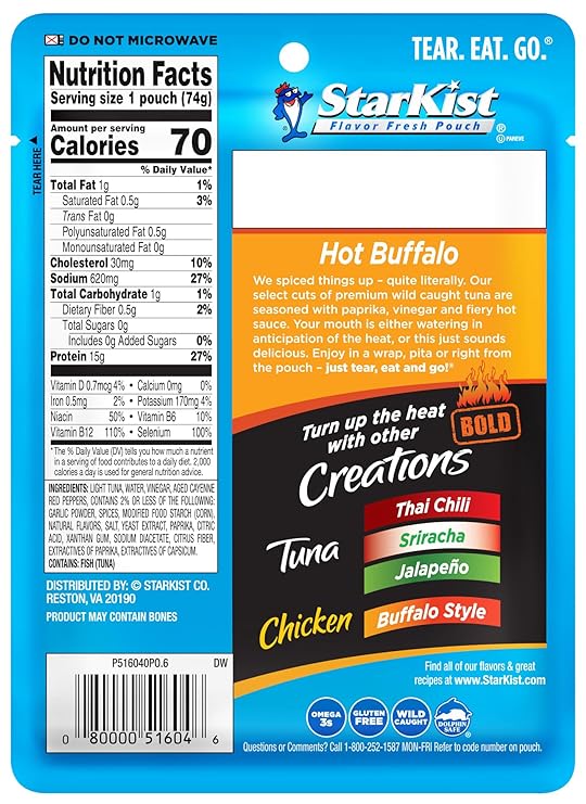 StarKist Tuna Creations BOLD Hot Buffalo Style - 2.6 oz.