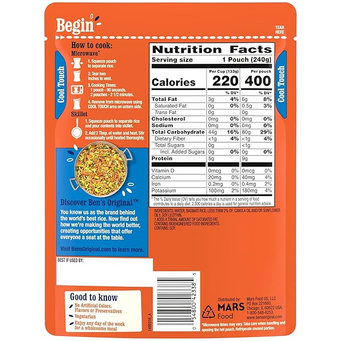 Ben's Original Basmati Rice - 8.5 oz.