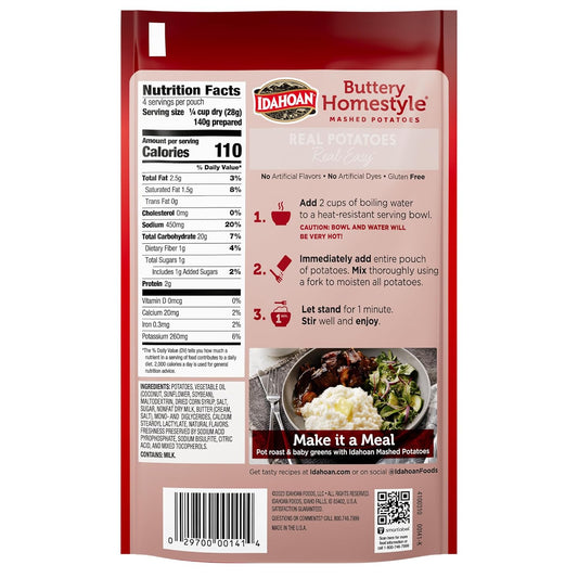Idahoan Buttery Homestyle Mashed Potatoes - 4 oz.