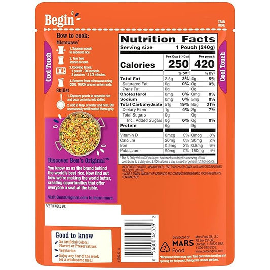 Ben's Original Jasmine Rice - 8.5 oz.