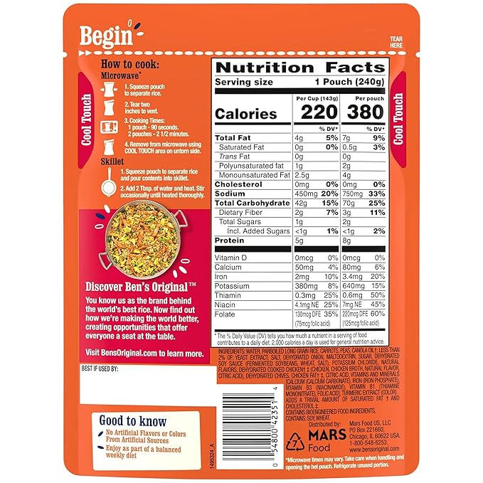 Ben's Original Fried Flavored Rice - 8.5 oz.