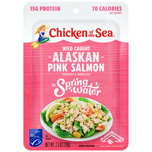 Chicken of the Sea Wild Caught Skinless & Boneless Pink Salmon - 2.5 oz.