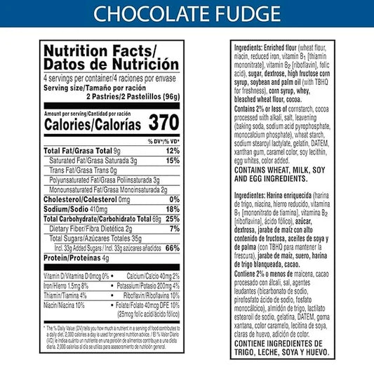 Pop-Tarts Toaster Pastries Frosted Chocolate Fudge - 13.5 oz.
