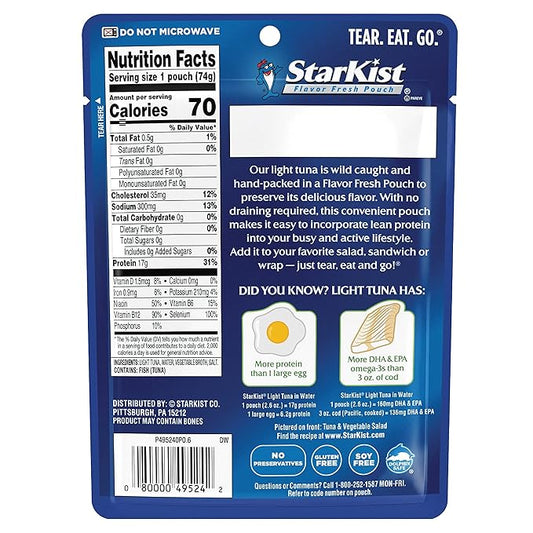 StarKist Chunk Light Tuna in Water - 2.6 oz.