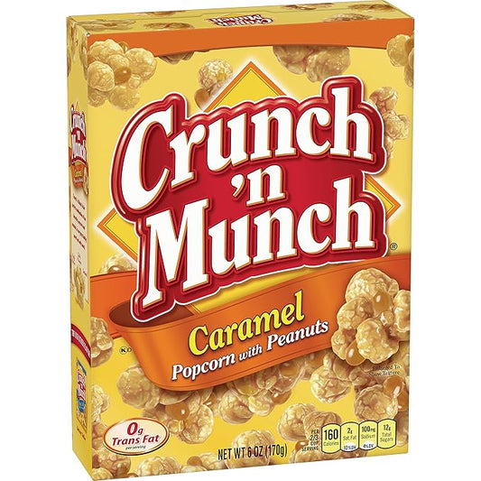 Crunch n' Munch Caramel Popcorn with Peanuts - 6.0 oz.