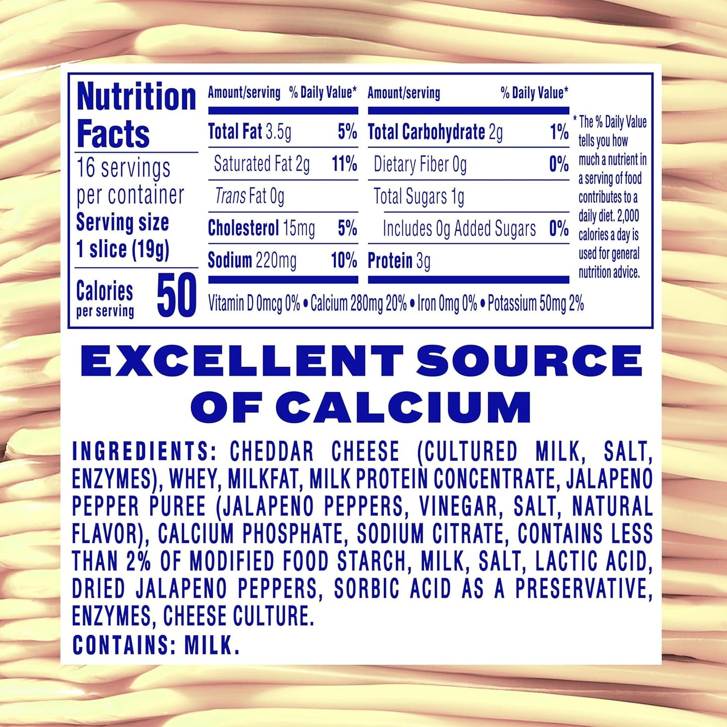 Kraft Singles Jalapeño Slices, 16 Count Pack