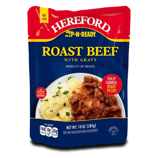 Hereford Fully Cooked Roast Beef with Gravy - 10 oz.