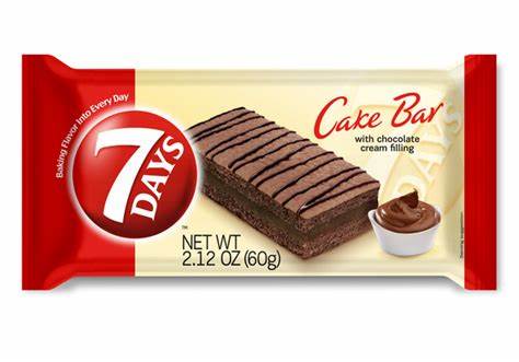 7Days Chocolate with Cocoa Cream Cake Bars - 2.12 oz.