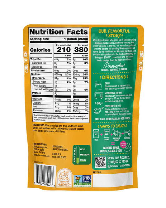 Somos Mexican Street Corn White Rice - 8.8 oz.