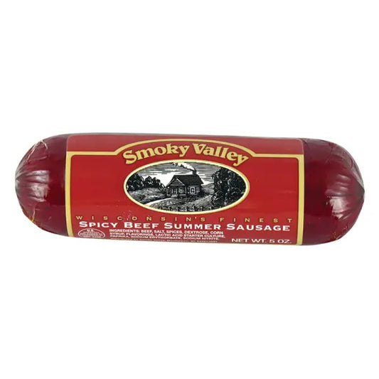 Smoky Valley Spicy Beef Sausage - 5 oz.