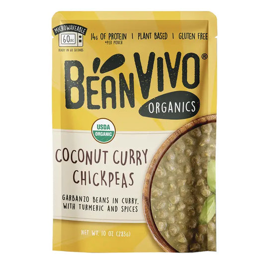 Bean Vivo Organics Coconut Curry Chickpeas - 10 oz