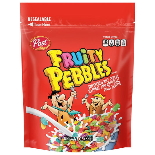 Post Fruity Pebbles Cereal - 3.02 oz.
