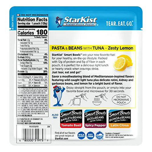 StarKist Smart Bowls Tuna Zesty Lemon - 4.5 oz.
