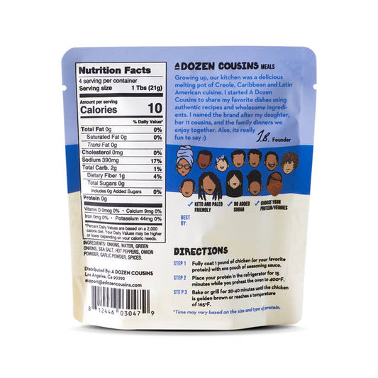 A Dozen Cousins Jamaican Jerk Seasoning Sauce - 3 oz.
