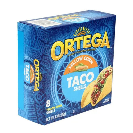Ortega Yellow Corn Taco Shells 8 count - 3.3 oz.