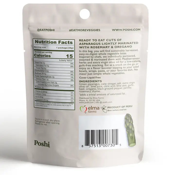 Poshi Rosemary & Oregano Asparagus - 1.34 oz.