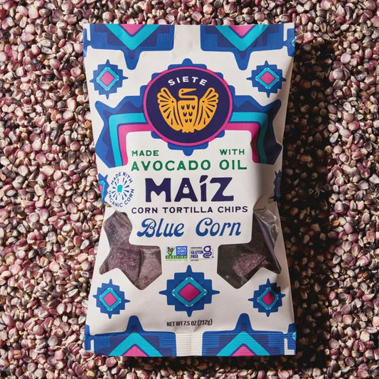 Siete Maiz Blue Corn Tortilla Chips - 7.5 oz.