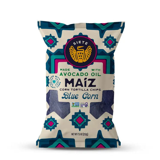 Siete Maiz Blue Corn Tortilla Chips - 7.5 oz.