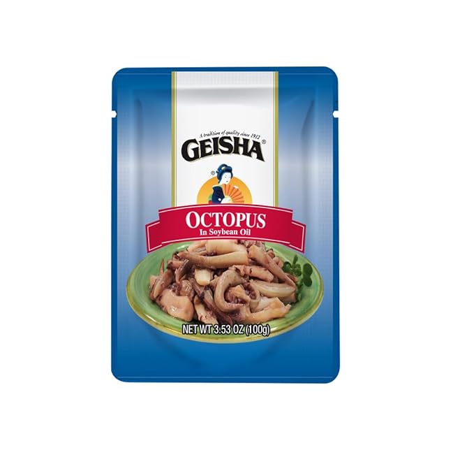 Geisha Octopus in Soybean Oil 3.53 oz.