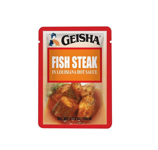 Geisha Fish Steak in Louisiana Hot Sauce 3.53 oz.