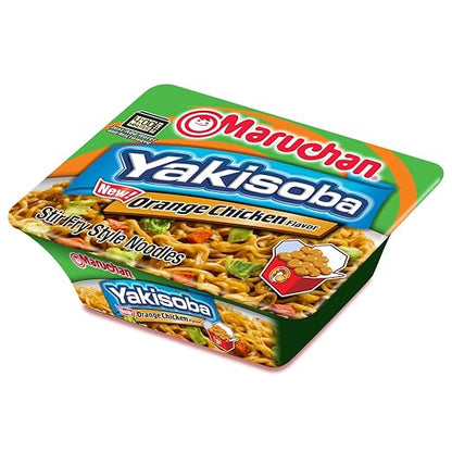 Maruchan Yakisoba Orange Chicken, Japanese Instant Ramen Noodles