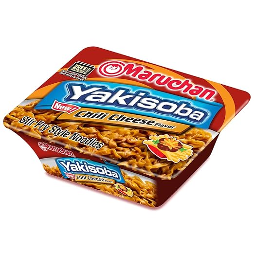 Maruchan Yakisoba Chili Cheese, Japanese Instant Ramen Noodles