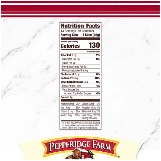 Pepperidge Farm Farmhouse Sourdough Bread - 24 oz.