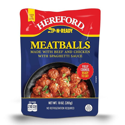 Hereford Meatballs with Spaghetti Sauce