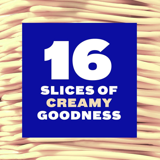 Kraft Singles White American Slices, 16 Count Pack