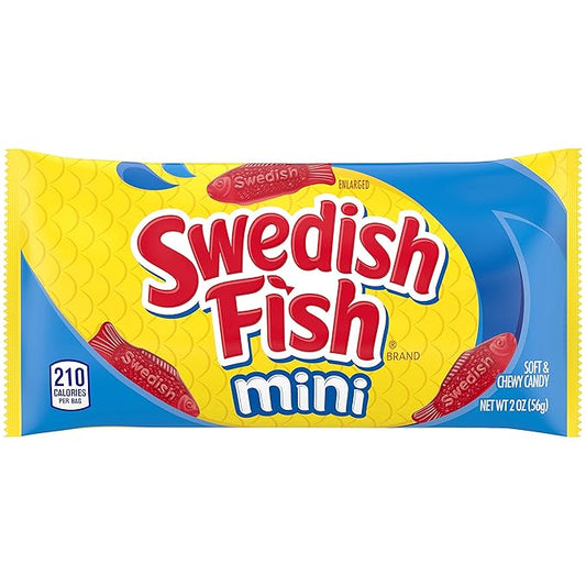 Swedish Fish Mini Soft & Chewy Candy - 2 oz.