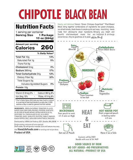 Vana's Chipotle & Black Bean Bowl