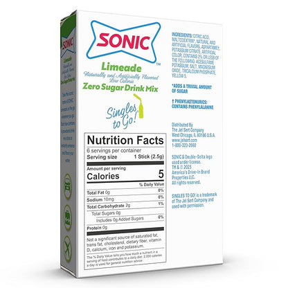 Sonic Powdered Drink Mix - Limeade - 0.53 oz.