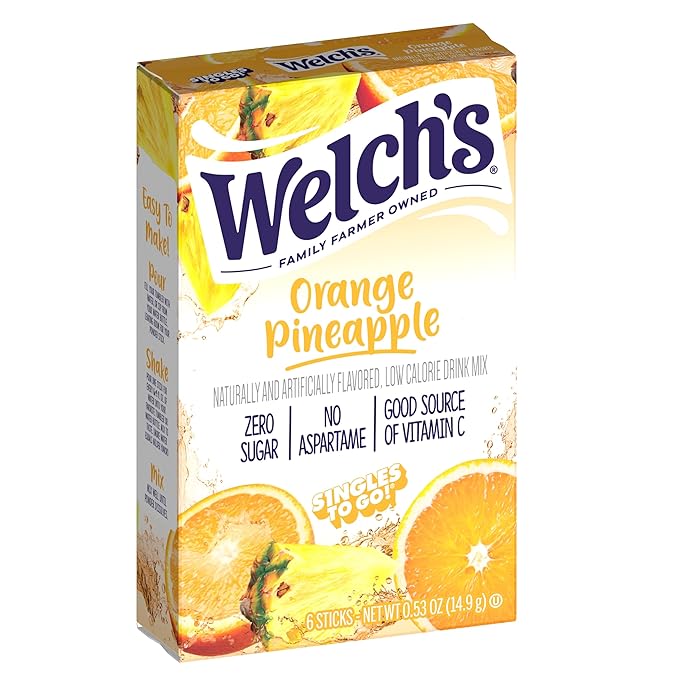 Welch's Orange Pineapple Powder Sticks - 0.53 oz.