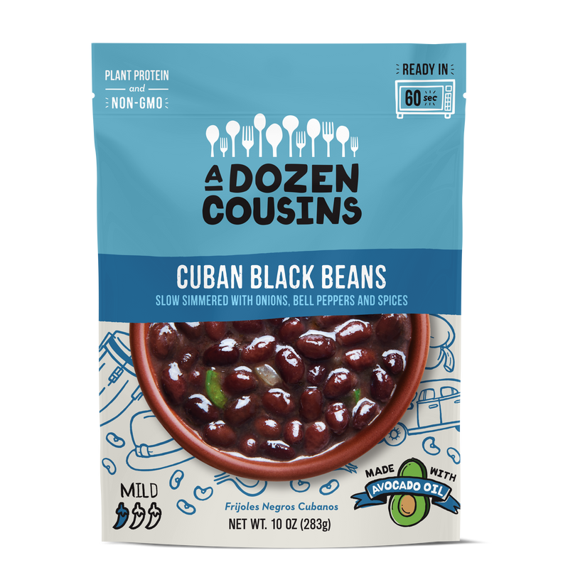 A Dozen Cousins Cuban Black Beans - 10 oz.