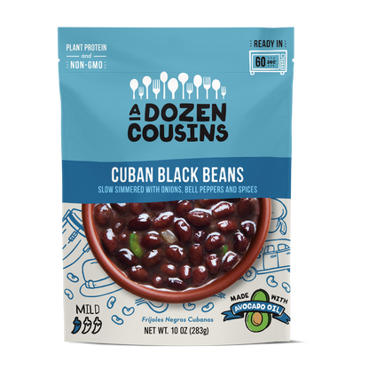 A Dozen Cousins Cuban Black Beans - 10 oz.