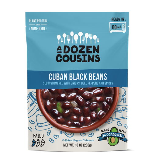 A Dozen Cousins Cuban Black Beans - Case of 12