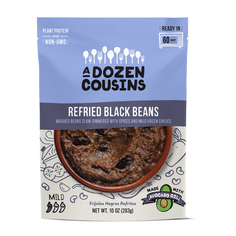 A Dozen Cousins Refried Black Beans