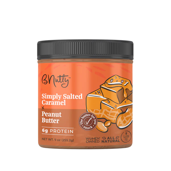 Bnutty Simply Salted Caramel Peanut Butter - Case of 6