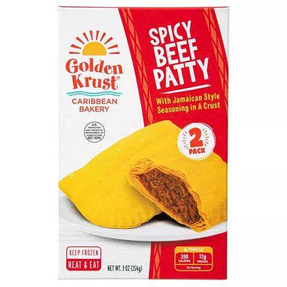 Golden Krust Jamaican Style Spicy Beef Patties - 2 Count