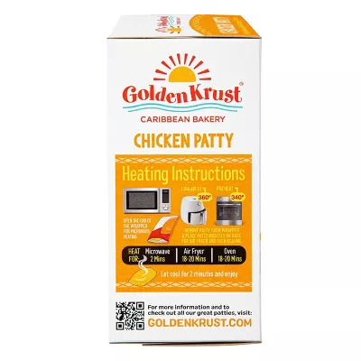 Golden Krust Jamaican Style Chicken Patties - 2 Count