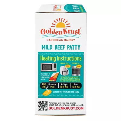 Golden Krust Jamaican Style Mild Beef Patties - 2 Count