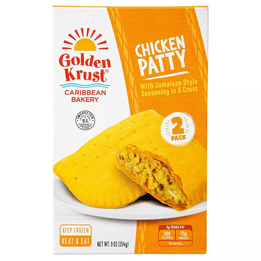 Golden Krust Jamaican Style Chicken Patties - 2 Count