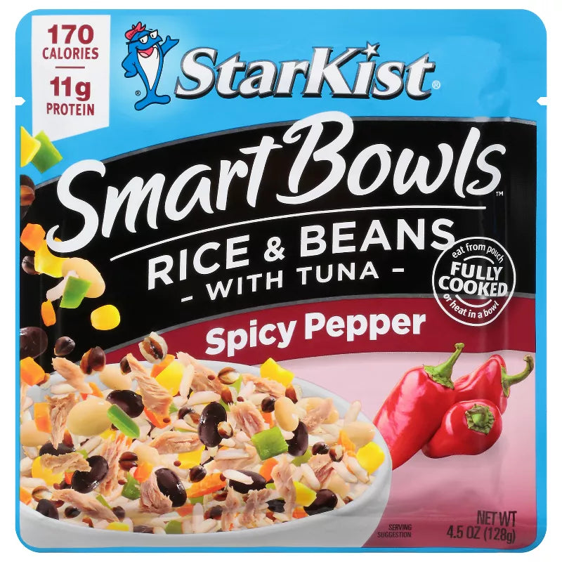 Starkist Spicy Pepper Rice & Beans with Tuna Bowls - 4.5 oz.