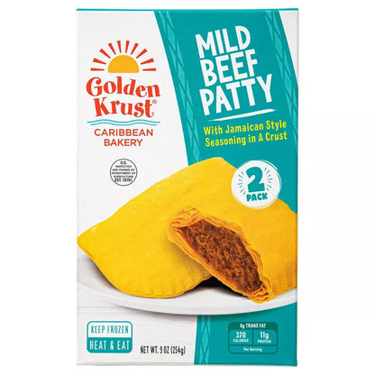 Golden Krust Jamaican Style Mild Beef Patties - 2 Count